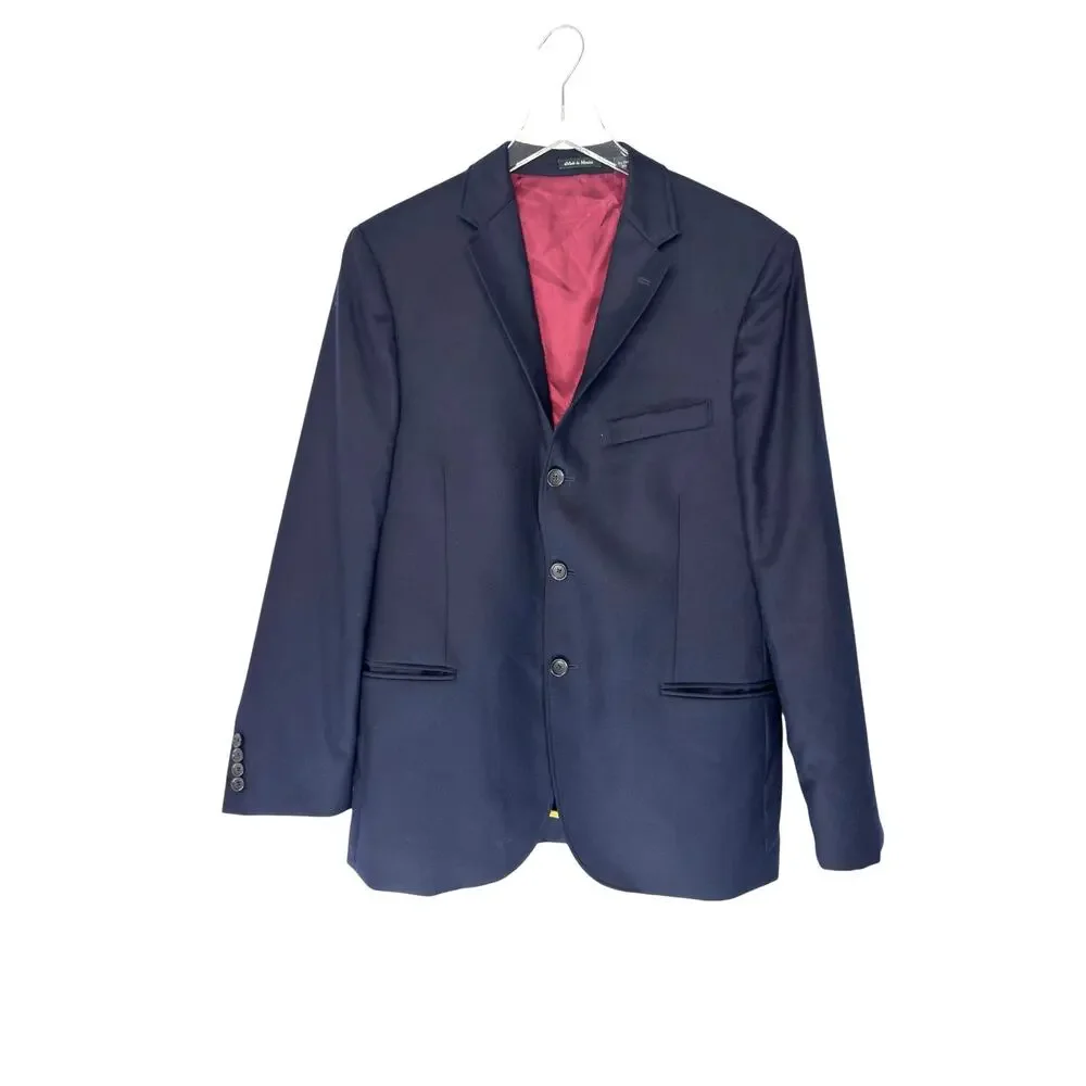 J.Crew Blazer Men's Navy Blue Legacy Sportscoat Wool Preppy Work Office Size 40S